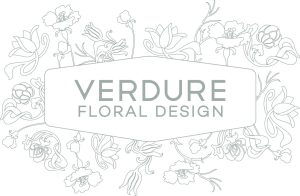 Verdure floral design logo