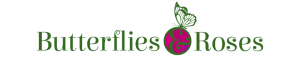 Butterflies and roses logo