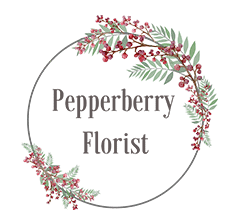 Pepperberry flowers logo